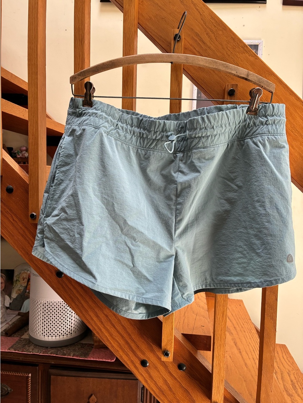 Sierra XL Light Teal Women's Drawstring Shorts